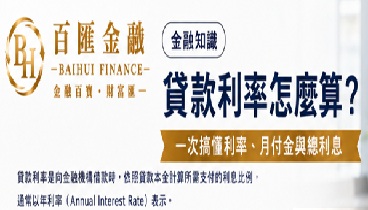 金融知識｜貸款利率怎麼算？一次搞懂利率、月付金與總利息